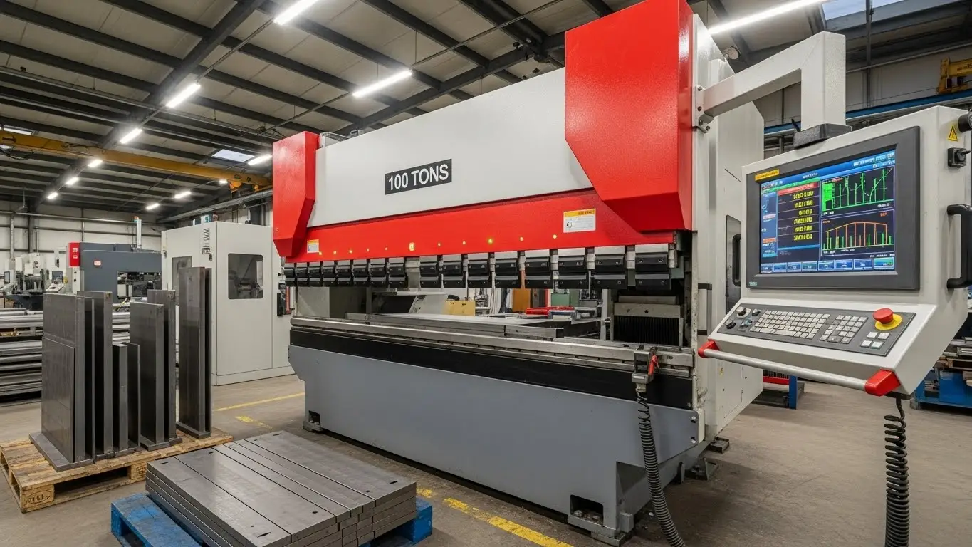 Пресс-тормоз с ЧПУ 100 тон